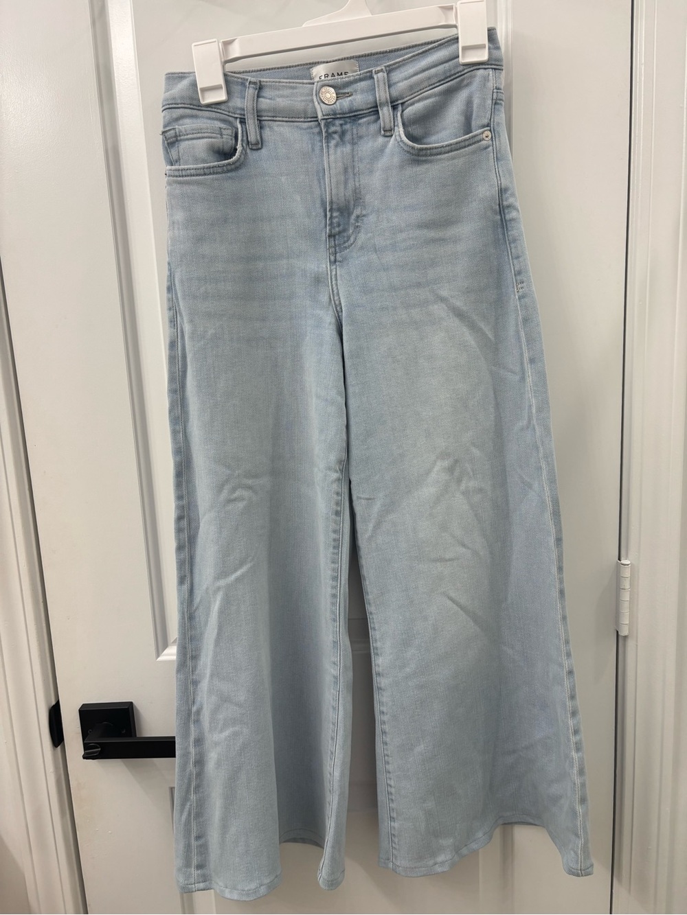 FRAME Le palazzo crop jean wide leg